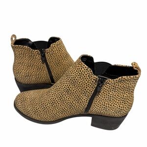 Market & Spruce Leopard Print Ankle Booties Sz 7.5